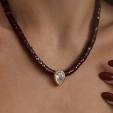 OASIS NECKLACE - GARNET