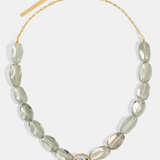 OASIS STATEMENT NECKLACE - GREEN AMETHYST