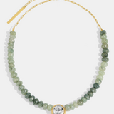 OASIS STATEMENT NECKLACE - PREHNITE