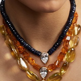 OASIS STATEMENT NECKLACE - CITRINE