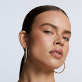 PAVE HOOP EARRINGS