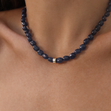 POSITANO NECKLACE - MIDNIGHT JADE