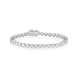BEZEL TENNIS BRACELET 3MM - SILVER