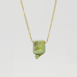 GREEN PEARL PENDANT