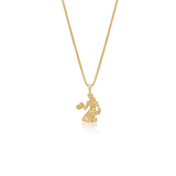 FACETED ZODIAC PENDANT - VIRGO