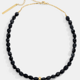 POSITANO NECKLACE - BLACK TOURMALINE