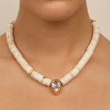 OASIS NECKLACE - WHITE TURQUOISE