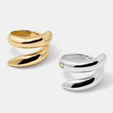 CONTOUR RING SET - MIXED METALS