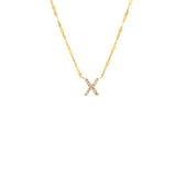 PAVE INITIAL NECKLACE