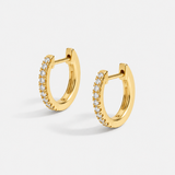 FINE PAVÉ HUGGIES - 12MM