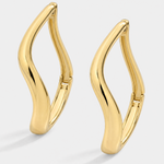 WAVE HOOP EARRING
