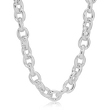 MAGDALENA BOLD CHAIN NECKLACE - SILVER
