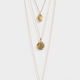 TRIPLE PENDANT NECKLACE LAYER