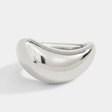 MELTED BAND RING - SILVER