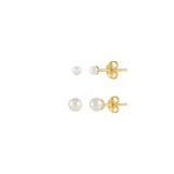 PEARL STUD DUO SET
