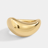 MELTED BAND RING