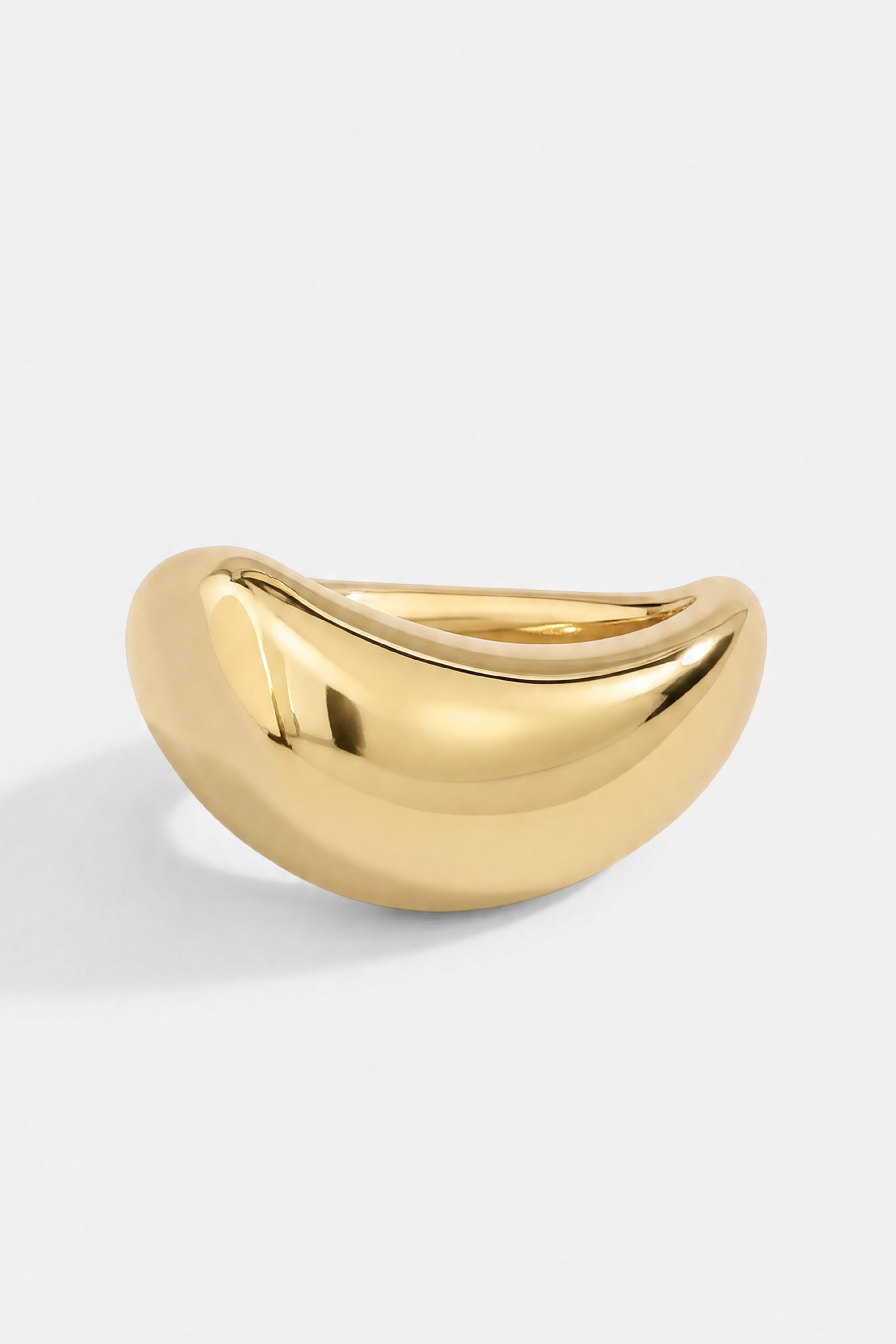 MELTED BAND RING