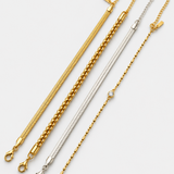 Chain Bracelet Set - Mixed Metals