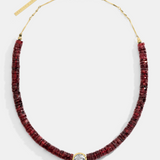 OASIS NECKLACE - GARNET