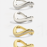 GRADIENT RING SET - MIXED METALS