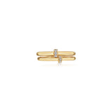 PAVE DETAIL BAND RING STACK