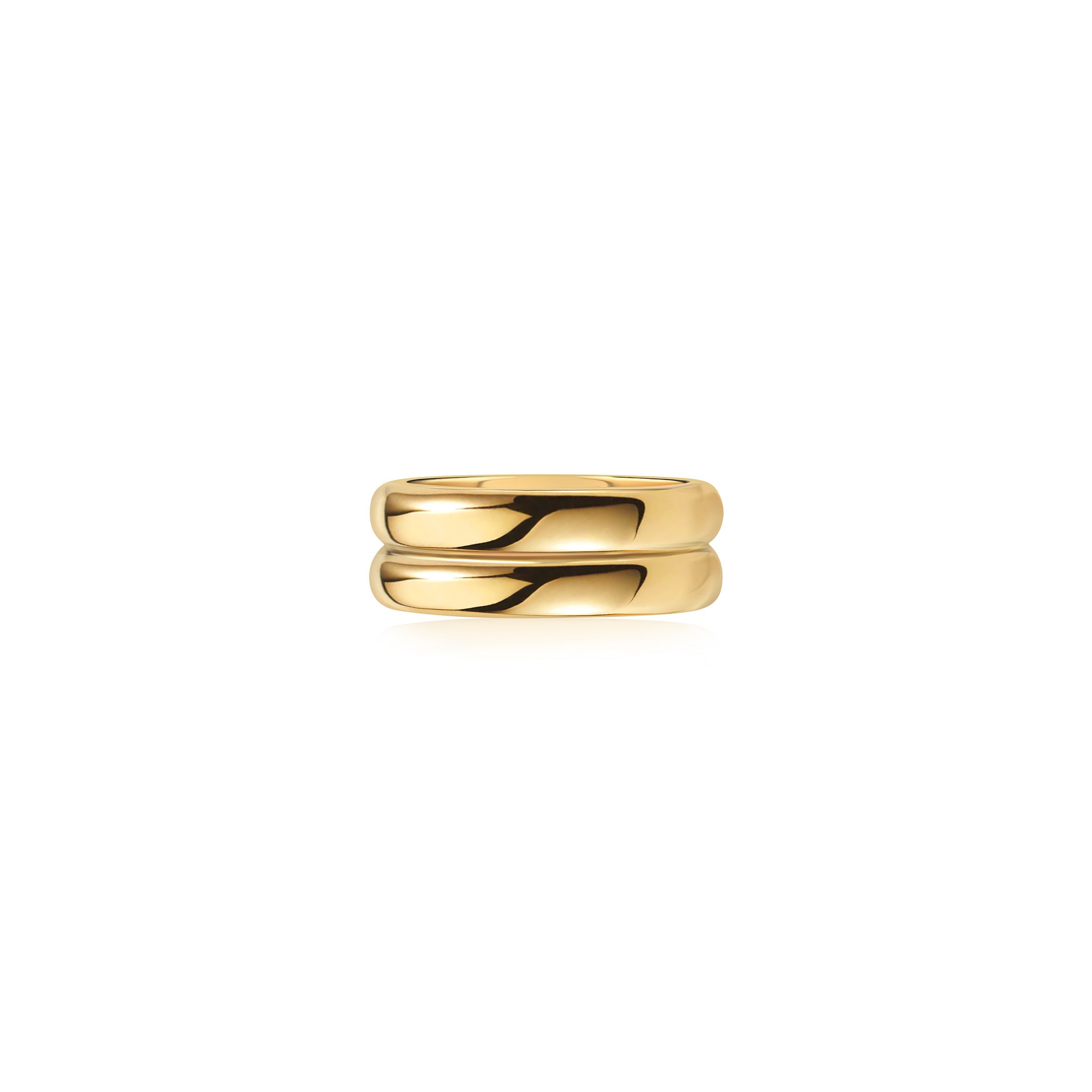 DOUBLE BAND SOLID RING