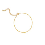 FLAT BEADED CHAIN BRACELET